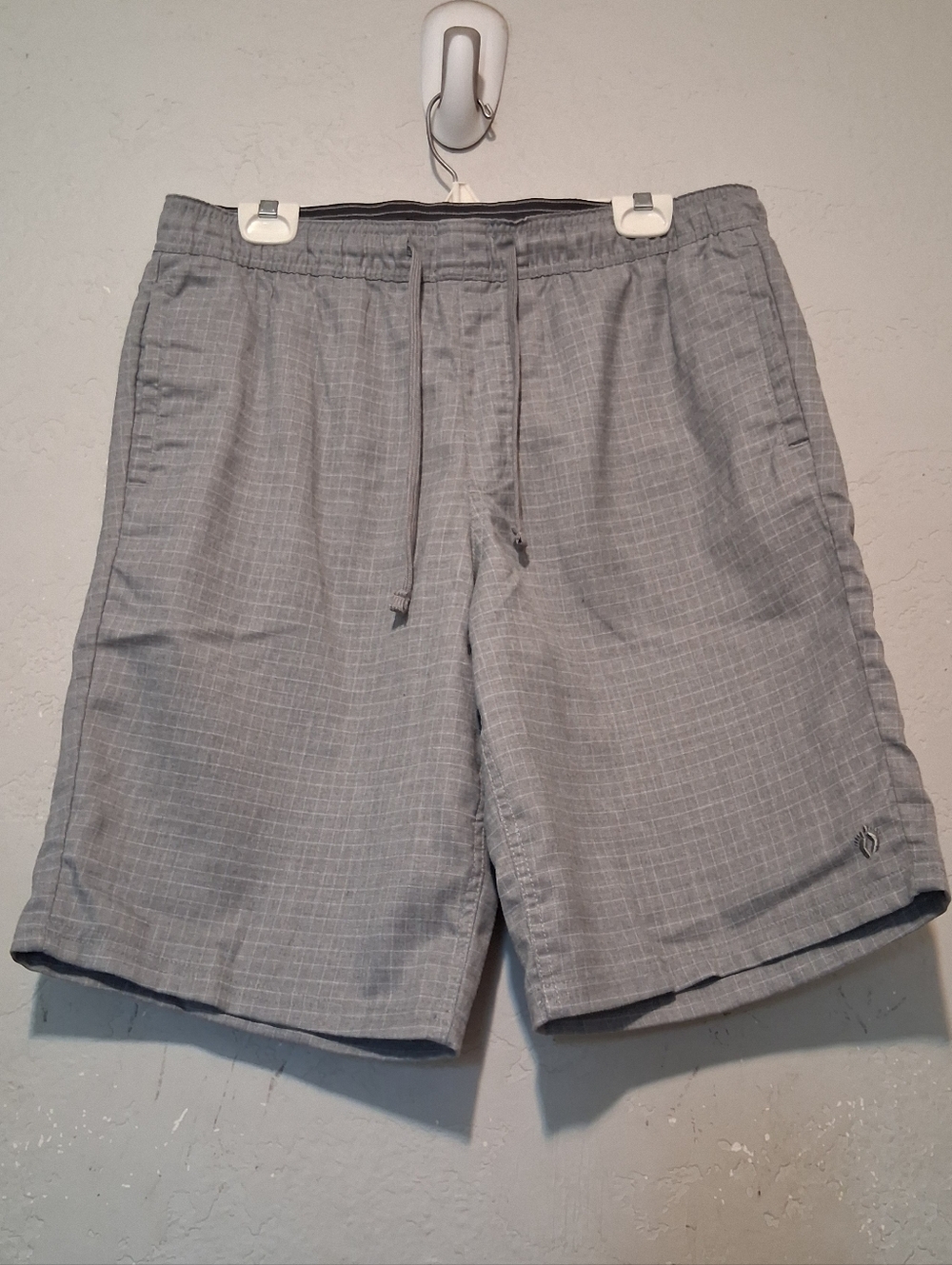 Hang Ten Sports Men Shorts Drawstring Pockets SzXL Gray Vacation Walk - Picture 15 of 15